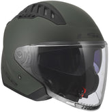 Ls2 of600 Copter II solider Jethelm Helm of600 Copter i militärgrün gr. m
