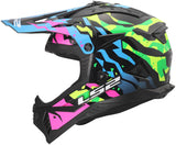 Ls2 crosshelm mx708 fast ii grotesk helmet mx708 fast ii grotesque bl pink green l