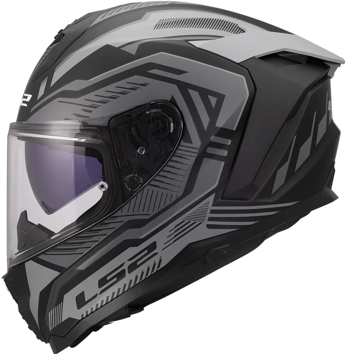Ls2 integralhelm ff817 challenger ii dravix helmet ff817 challeng ii dravix matt gray xs