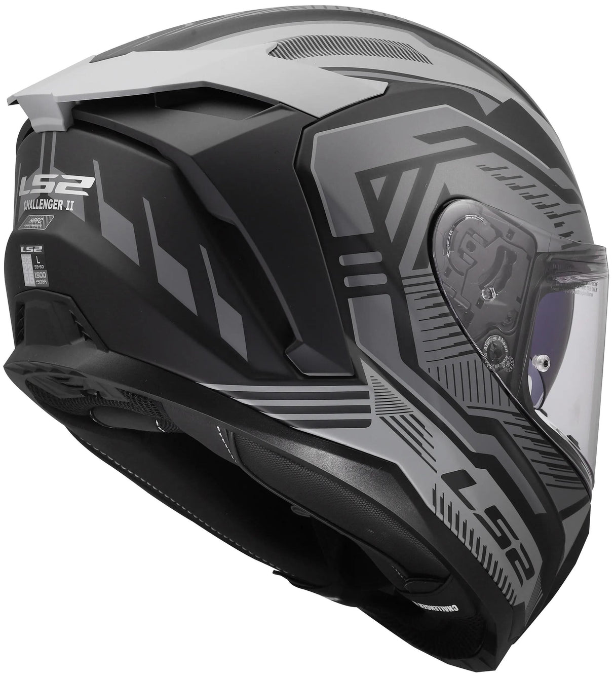 Ls2 integralhelm ff817 challenger ii dravix helmet ff817 challeng ii dravix matt gray l