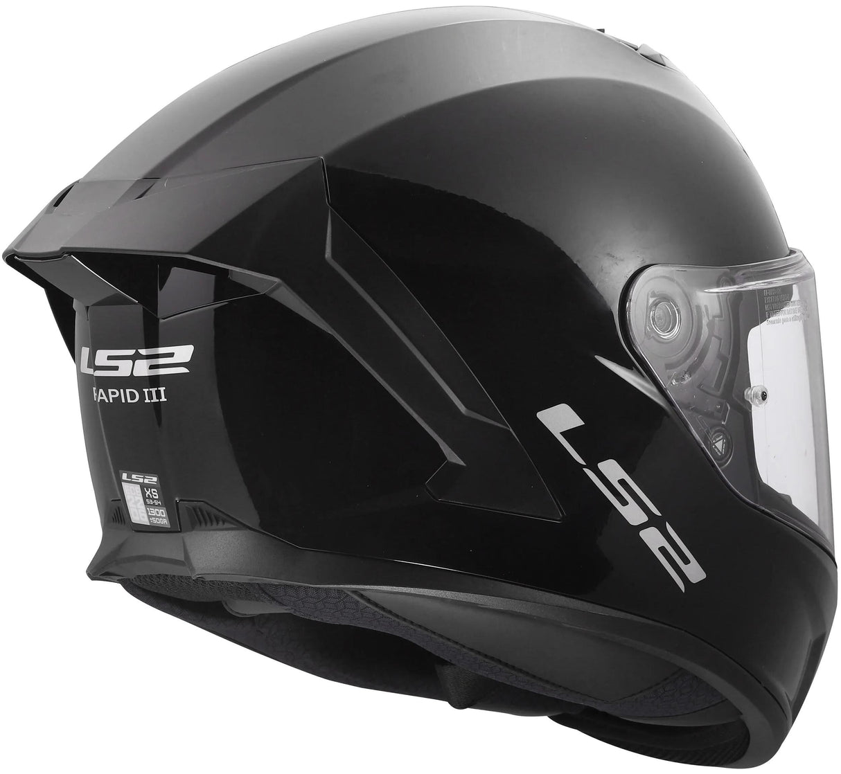 Ls2 Helme FF820 Rapid i Solid Black Gr. m