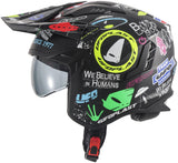 UFO Plast Sheratan Jethelm Helm Sheratan XS matte Grafik