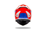 Ufo Plast Motocross-Helm Intrepid Helm Interpid M blau rot