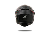 Ufo Plast Enduro Helm Aries Helm Aries L schwarz rot