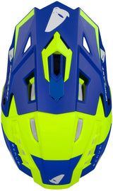 Ufo Plast Motocross-Helm Echus Helm Echus XXL blau gelb. Matt