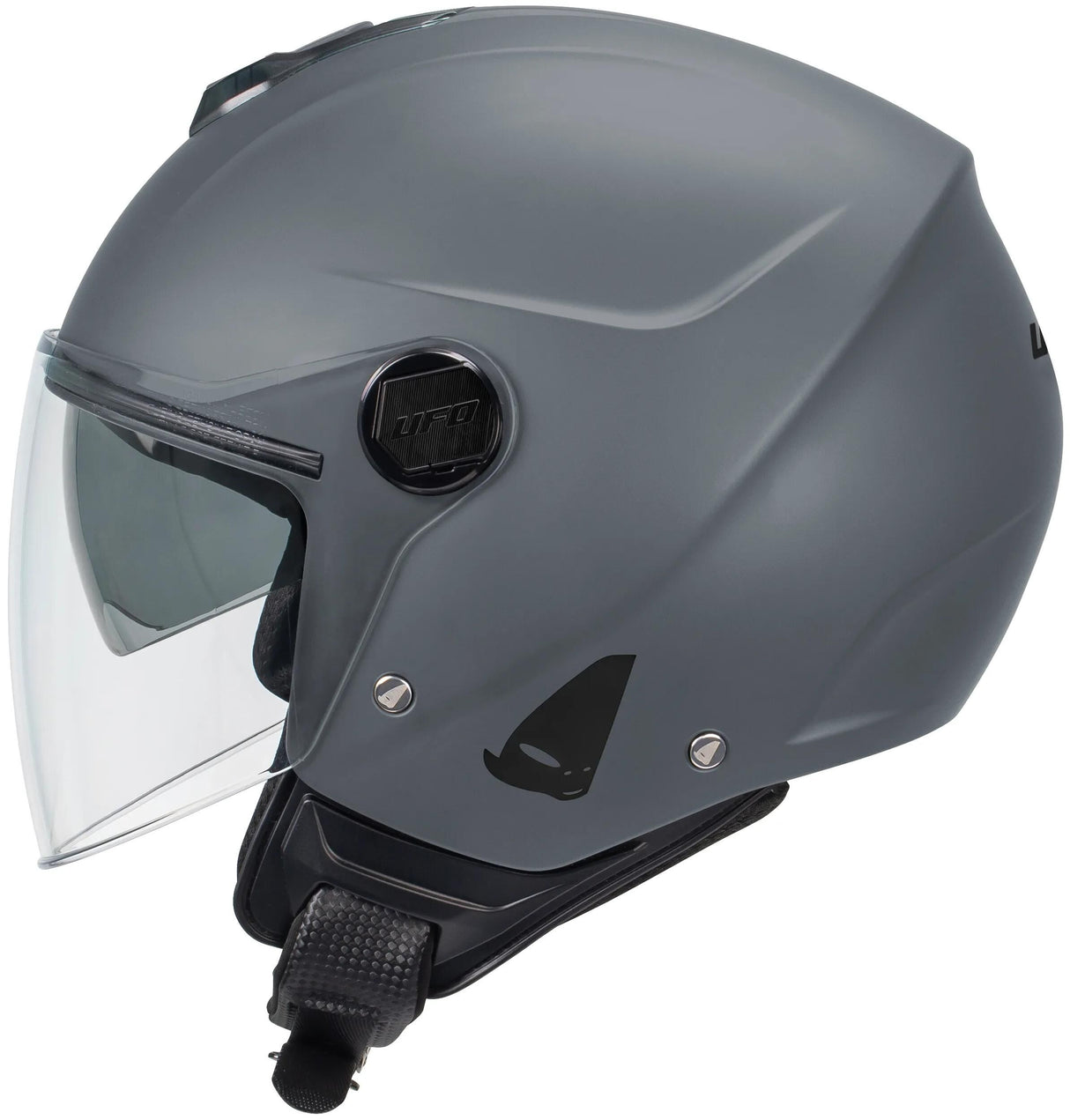 UFO Plast Jethelm Nixie Helm UFO Nixie Jet Grey Gr. xl
