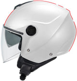 UFO Plast Jet Helm Nixie Helm UFO Nixie Jet Weiß Rot Gr. xs