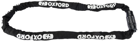 Oxford Kettenschloss GP Kombikette 8 Kettenglieder Kombi 8mm x 2,0m schwarz