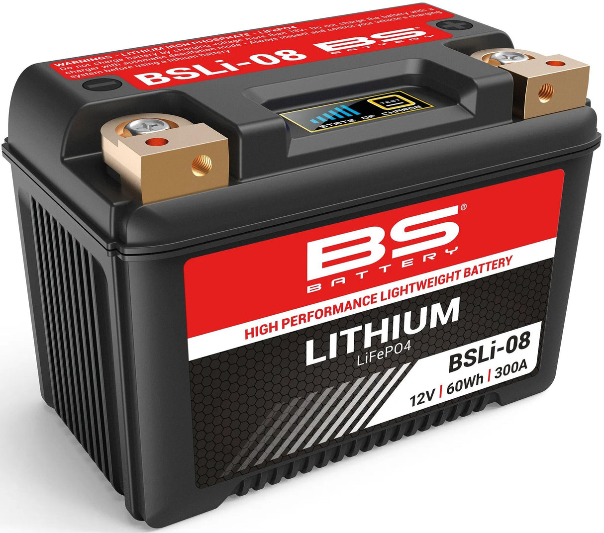 BS-Batterie Lithium-Ionen-Batterie BSLI-08 Batterie LI08 BS Lithium