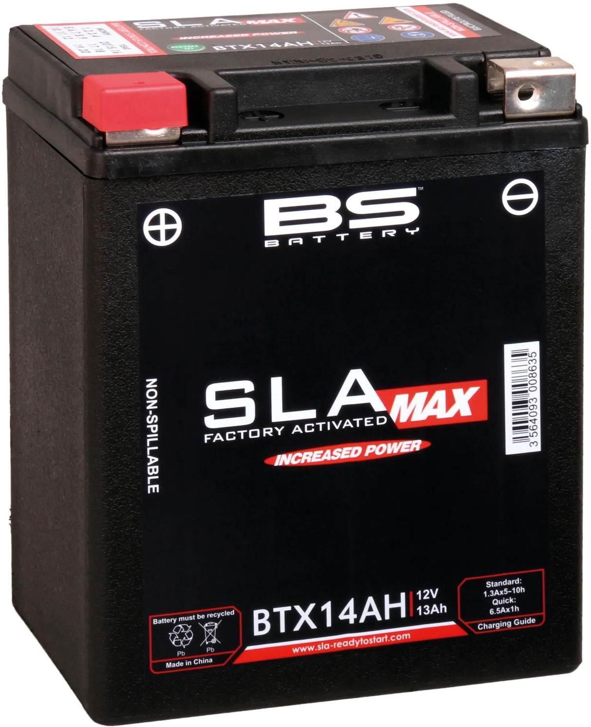 Bs-Batterie bs-Batterie Batterie btx14ah btx14ah-bs . Batterie btx14ah bs sla-max