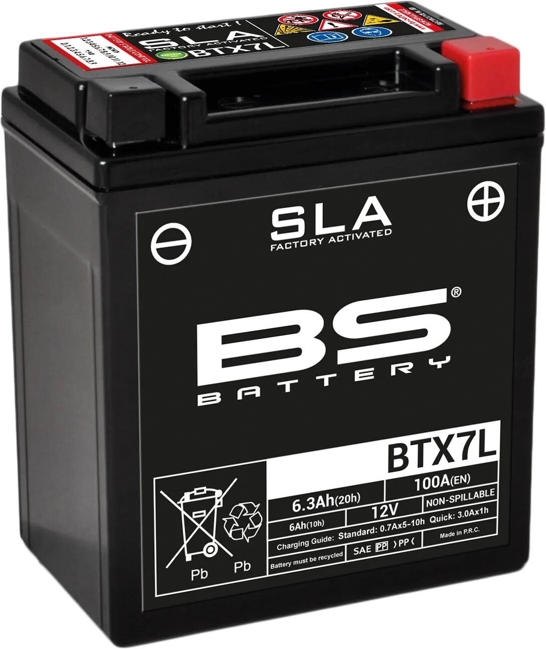 Bs-Batterie bs-Batterie Batterie btx7l btx7l-bs . BTX7L Batterie BS SLA