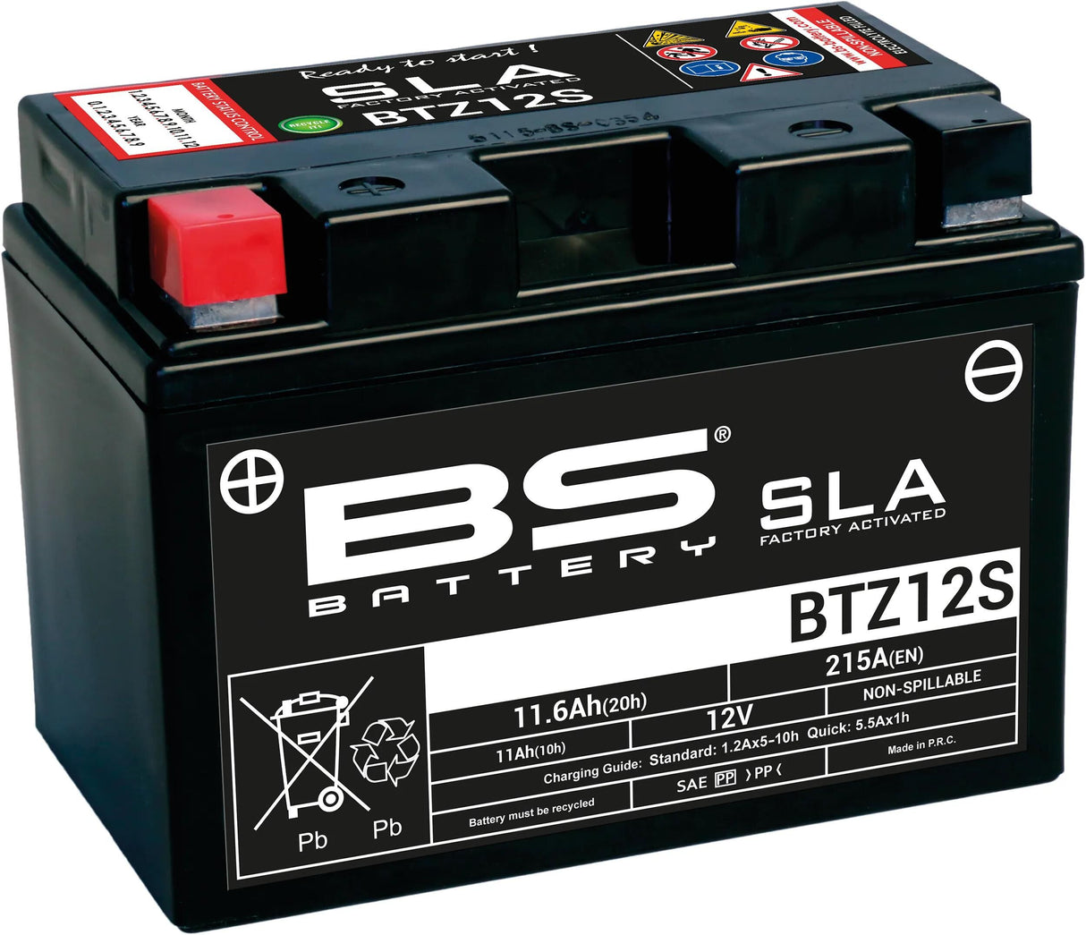 Bs-Batterie bs-Batterie Batterie btz12 btz12s-bs . Batterie btz12s bs sla