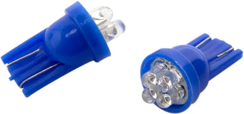 Spahn Steckglaslampe LED-Lampe T10 Achse 12V 5W Blau W2,1x9,5D