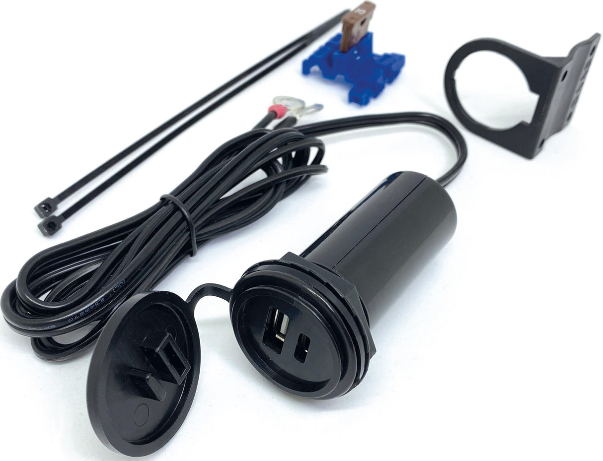 Baas Bike Parts Boss USB-Buchse USB11. USB-Buchsen Boss A+C-Anschluss