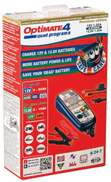 Tecmate Batterieladegerät Optimate 4 Quad-Programm. Ladegerät Optomate 4 Quad progr.12 Volt