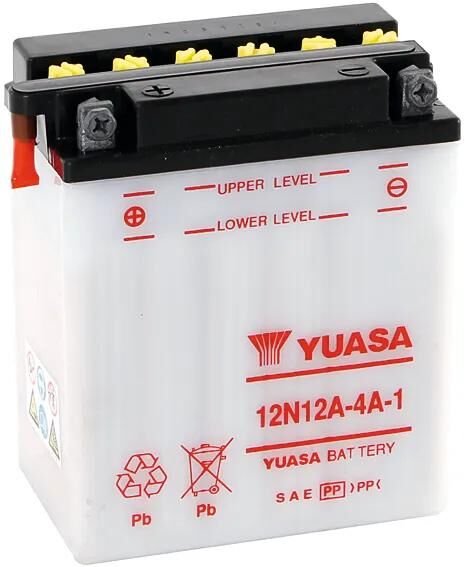 Yuasa-Batterie 12n12a-4a-1. Batterie 12n12a-4a1 Standard ohne SP