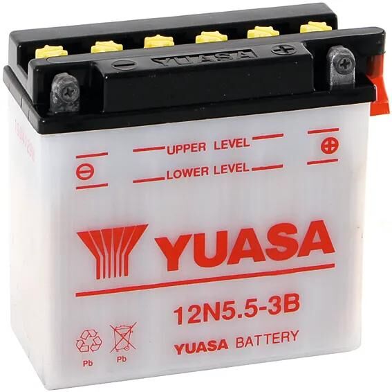 Yuasa-Batterie 12n5,5-3b. Batterie 12n5,5-3b Standard ohne SP