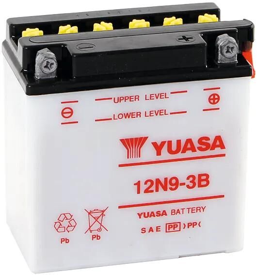 Yuasa-Batterie 12n9-3b. Batterie 12n9-3b Standard ohne SP