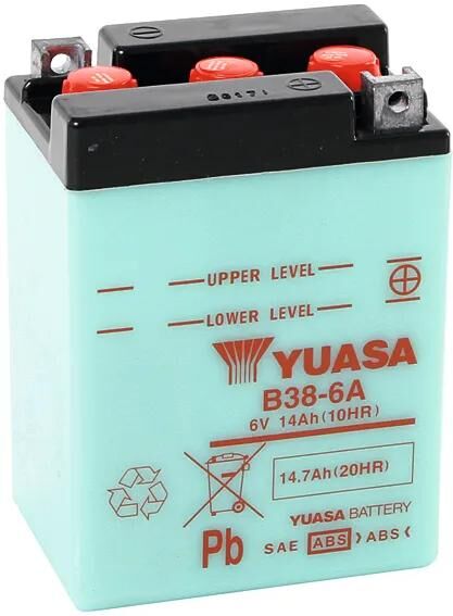 Yuasa-Batterie b38-6a. Batterie B38-6A Standard ohne SP