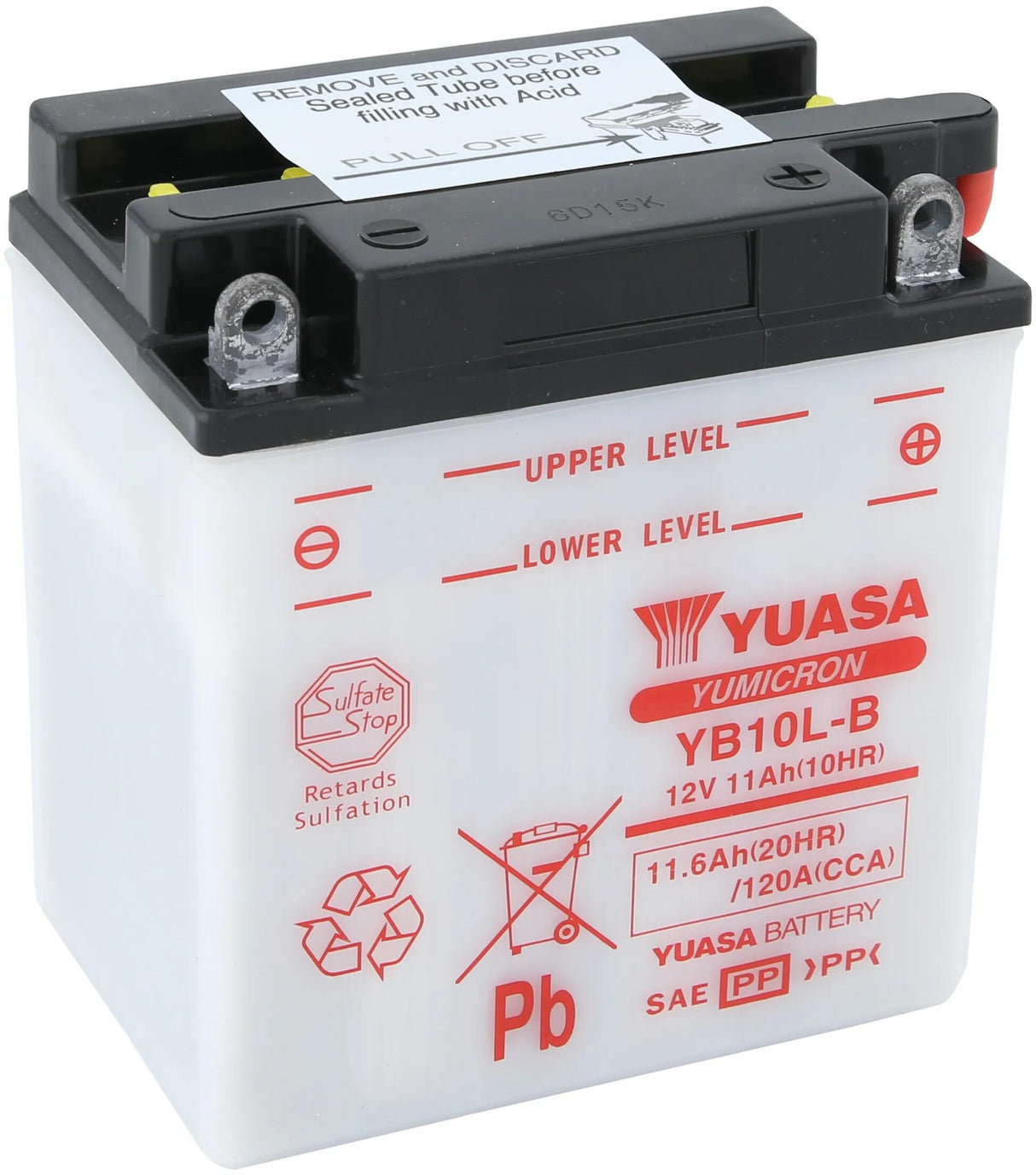 Yuasa Batterie YB10L-B Batterie YB10L-B Standard ohne SP