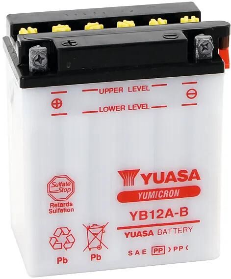 Yuasa-Batterie yb12a-b. Batterie YB12a-B Standard ohne SP