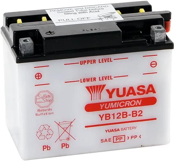 Yuasa-Batterie yb12b-b2. Batterie YB12B-B2 Standard ohne SP