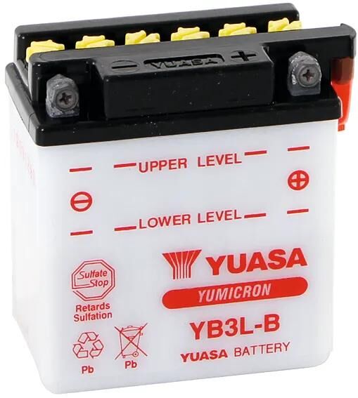 Yuasa-Batterie yb3l-b . Batterie YB3L-B Standard ohne SP