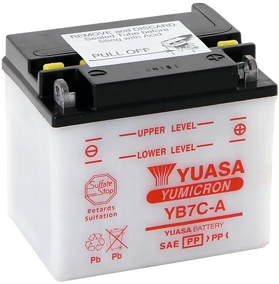 Yuasa-Batterie yb7c-a. Batterie YB7C-A Standard ohne SP