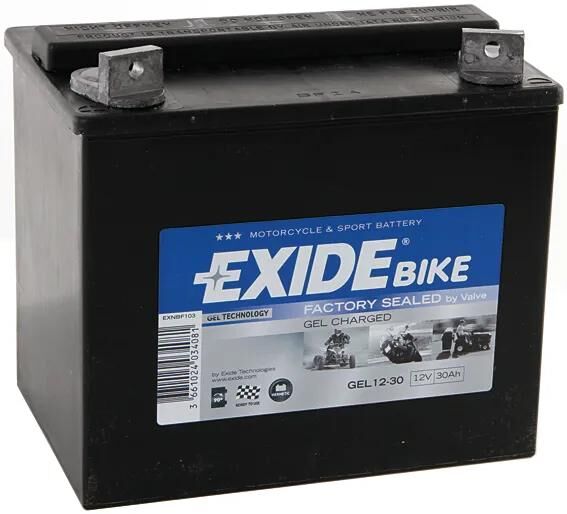 Exide Batterie G12-30 Batterie G12-30 Gel DIN 52430