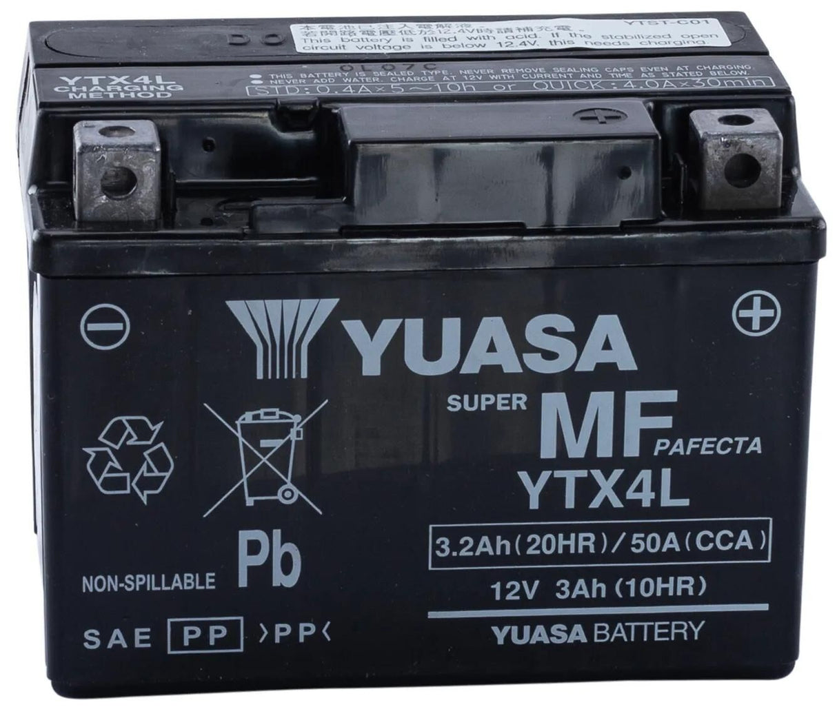 Yuasa-Batterie ytx4l ytx4l-bs . Batterie Ytx4l AGM