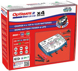 Tecmate Batterieladegerät Optimate 2 Duo Optimate 2 Ladegerät Duo 4er Bank