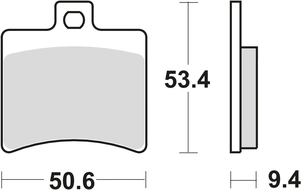 TRW Bremsbeläge MCB 710 Bremsbelag MCB 710 SRM aus Sintermetall
