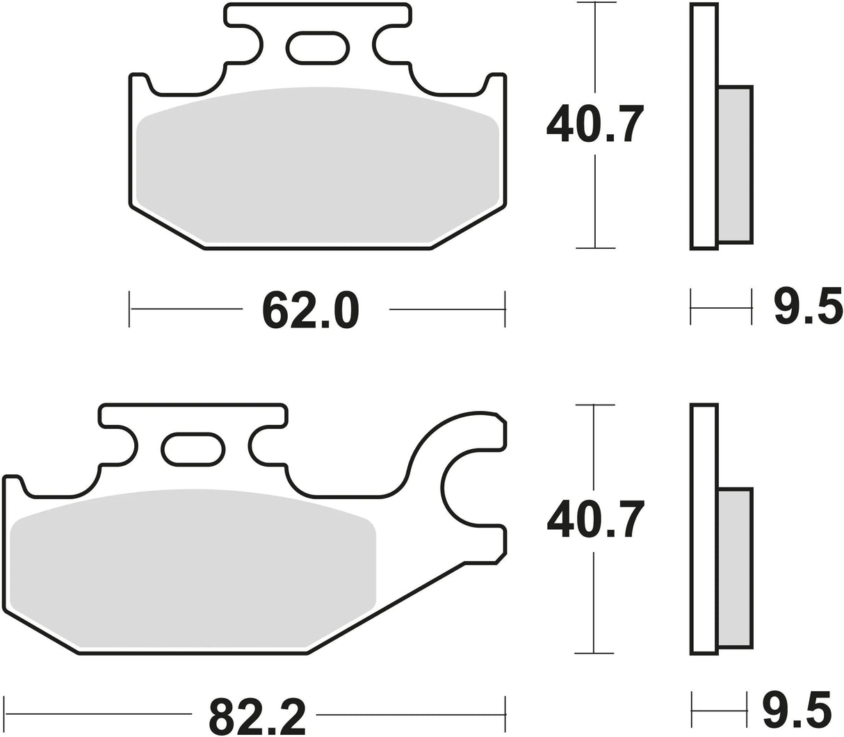 TRW Bremsbeläge MCB 724 Bremsbelag MCB 724 Bio-Standard