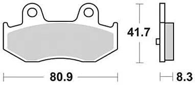 TRW Bremsbeläge MCB 746 Bremsbelag MCB 746 SRM Sintermetall