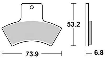 TRW Bremsbeläge MCB 762 Bremsbelag MCB 762 Si aus Sintermetall