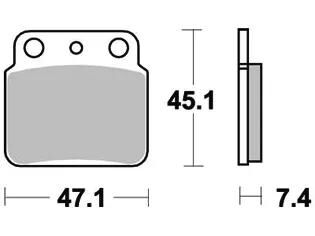 TRW Bremsbeläge MCB 626 Bremsbelag MCB 626 SI aus Sintermetall