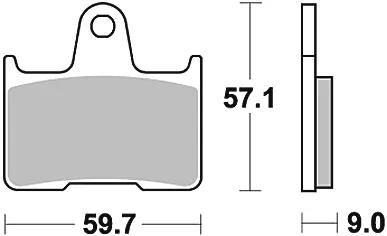 TRW Bremsbeläge MCB 729 Bremsbelag MCB 729 Bio-Standard
