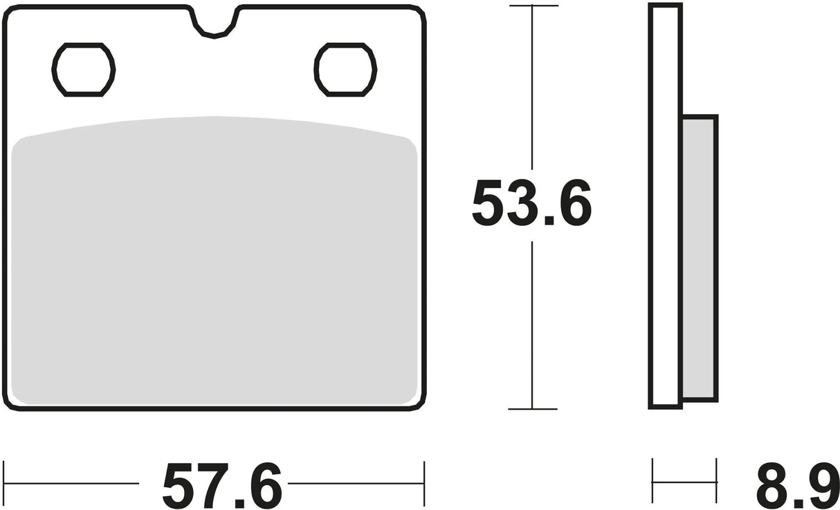 TRW Bremsbeläge MCB 617 Bremsbelag MCB 617 Bio-Standard