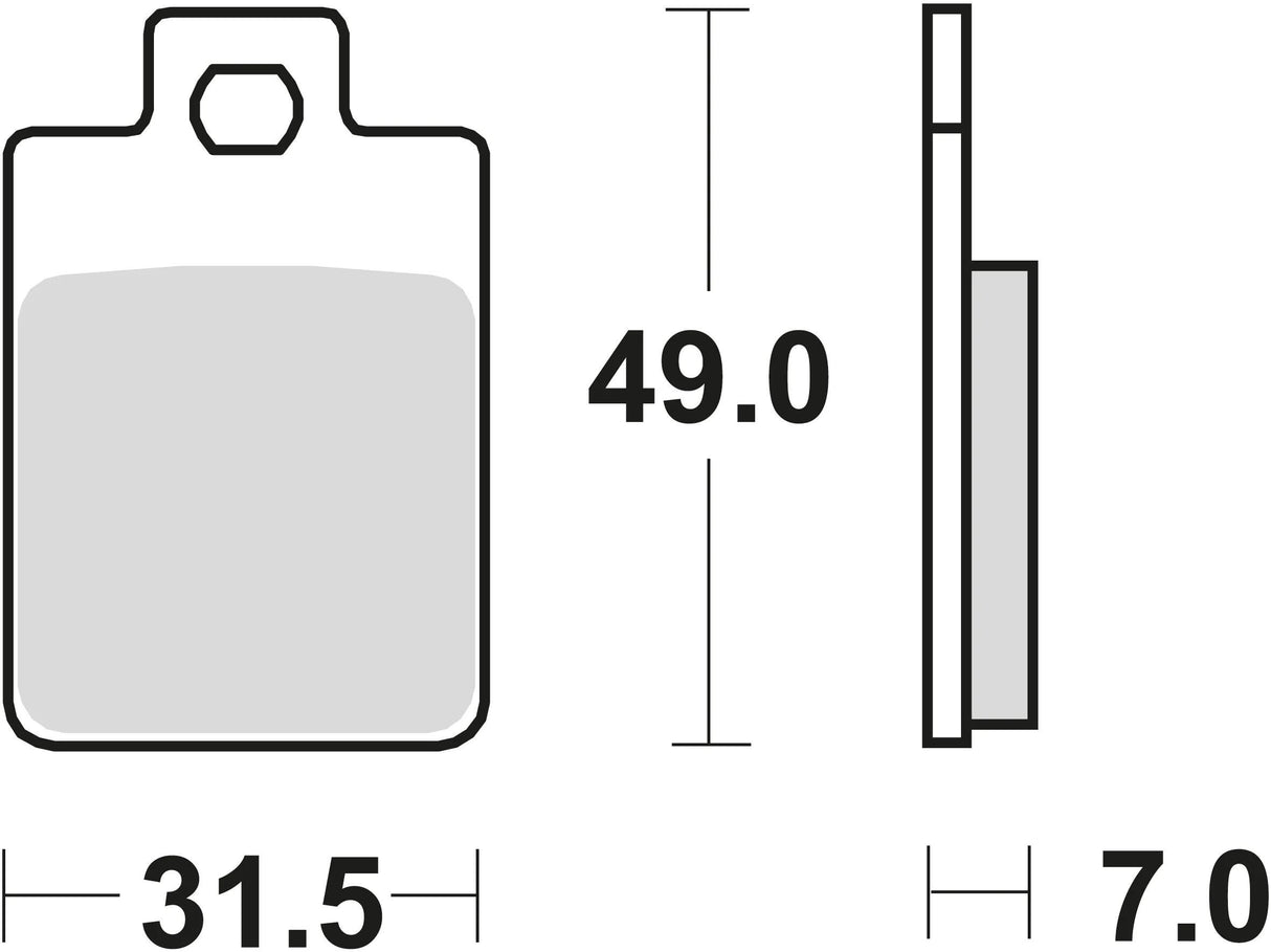TRW Bremsbeläge MCB 688 Bremsbelag MCB 688 Bio-Standard