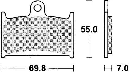 TRW Bremsbeläge MCB 690 Bremsbelag MCB 690 Bio-Standard