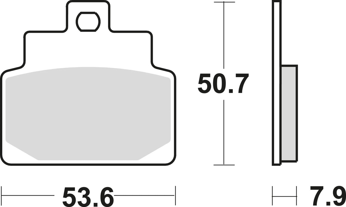 TRW Bremsbeläge MCB 709 Bremsbelag MCB 709 Bio-Standard