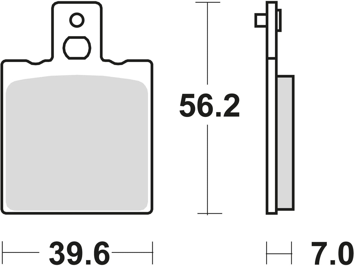 TRW Bremsbeläge MCB 75 Bremsbelag MCB 75 Bio-Standard