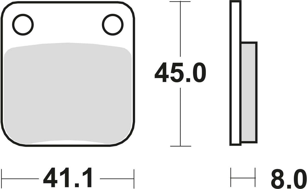 TRW Bremsbeläge MCB 510 Bremsbelag MCB 510 Bio-Standard