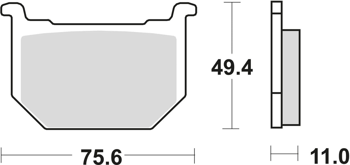 TRW Bremsbeläge MCB 509 Bremsbelag MCB 509 Bio-Standard