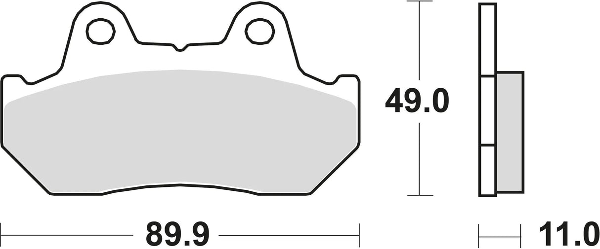 TRW Bremsbeläge MCB 512 Bremsbelag MCB 512 Bio-Standard
