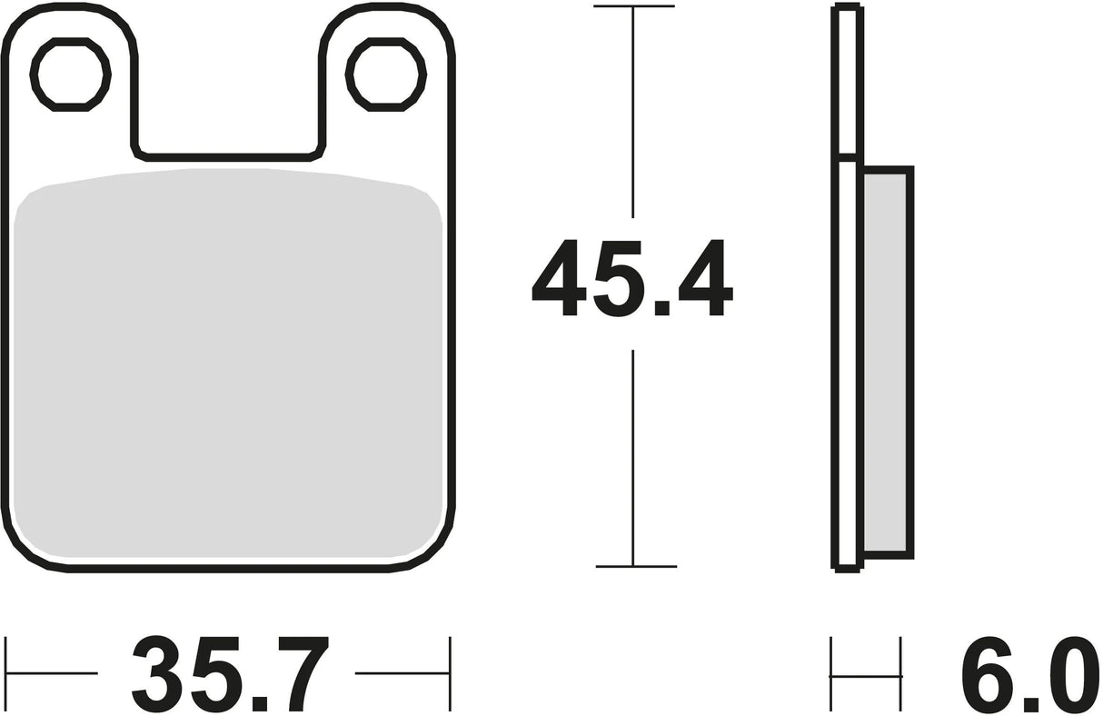 TRW Bremsbeläge MCB 535 Bremsbelag MCB 535 Bio-Standard