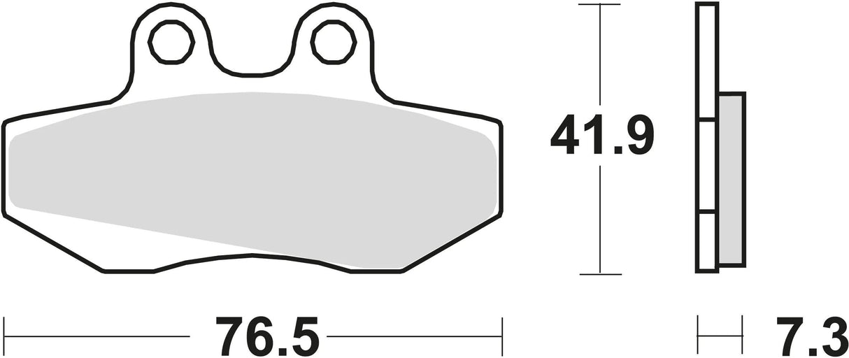 TRW Bremsbeläge MCB 629 Bremsbelag MCB 629 Bio-Standard