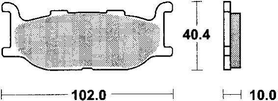 TRW Bremsbeläge MCB 640 Bremsbelag MCB 640 Bio-Standard
