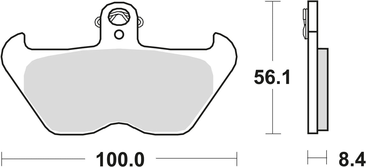 TRW Bremsbeläge MCB 680 Bremsbelag MCB 680 Bio-Standard
