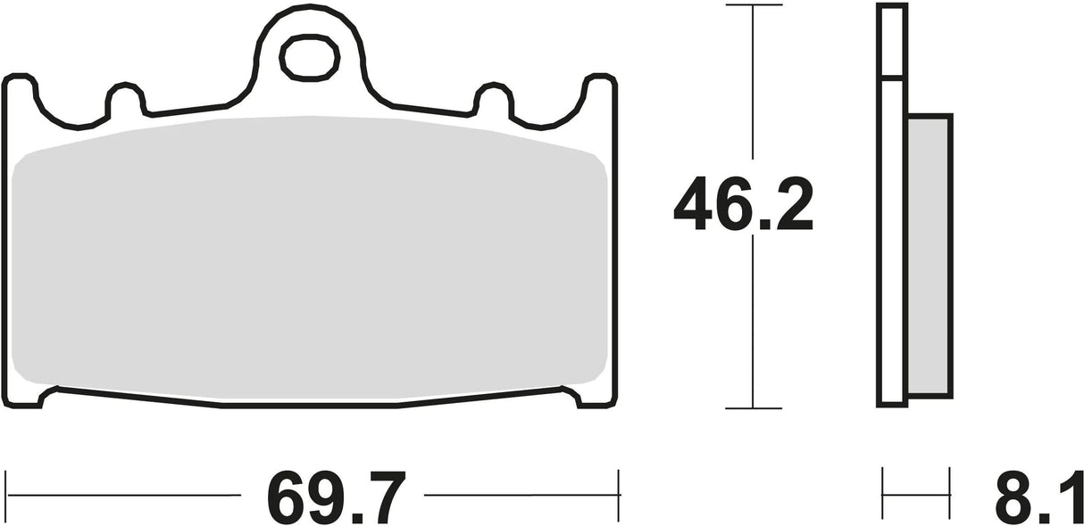TRW Bremsbeläge MCB 602 Bremsbelag MCB 602 SV Sintermetall